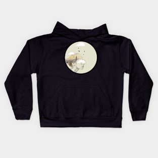 New York City Rising - Double Exposure Kids Hoodie